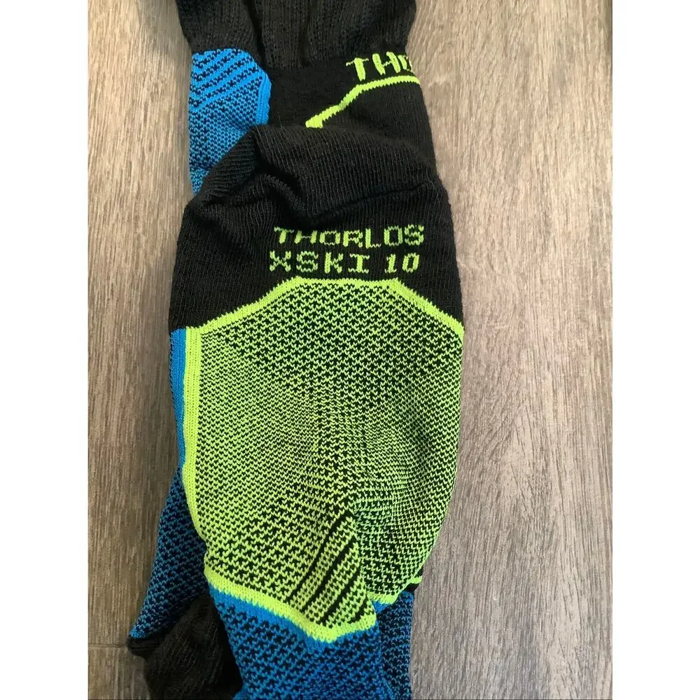 Thorlos Unisex Small XSKI Custom Fit Skiing Lite Cushion Over-Calf Sock D24-6